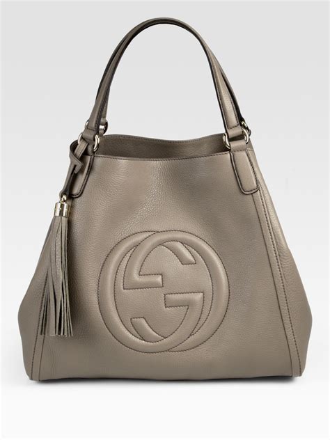 grey gucci bag|gucci shoulder tote bags.